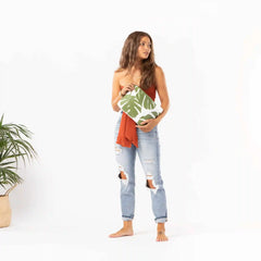 Mid Pouch | Monstera