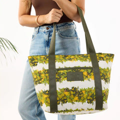 Nylon Zipper Tote | Lei Lehua Mamo by Aloha De Mele