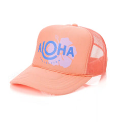 Foam Trucker Hat | ALOHA Hibiscus